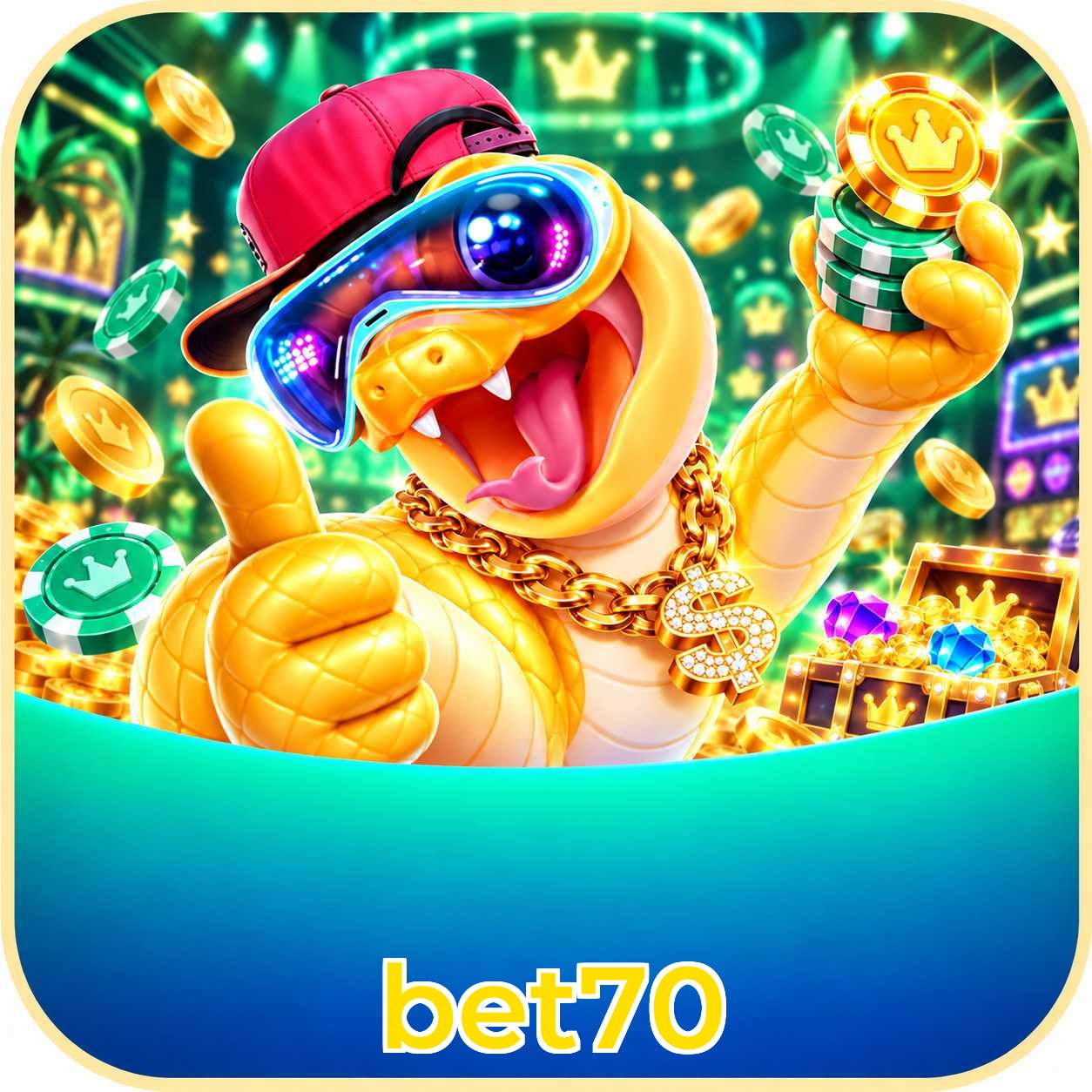 Catálogo de slots da bet70 com RTP médio de 96,52%